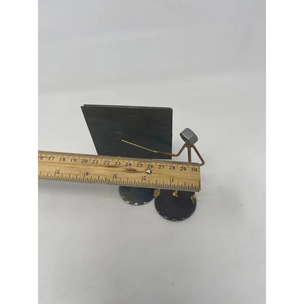 Rock Creek Metal Craft Man The Teacher Salesman Nuts and Bolts Sculpture Figure